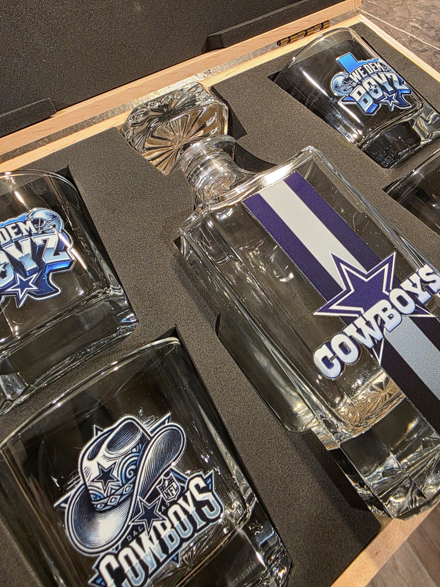 Whiskey Decanter Set 2Pc and 4Pc