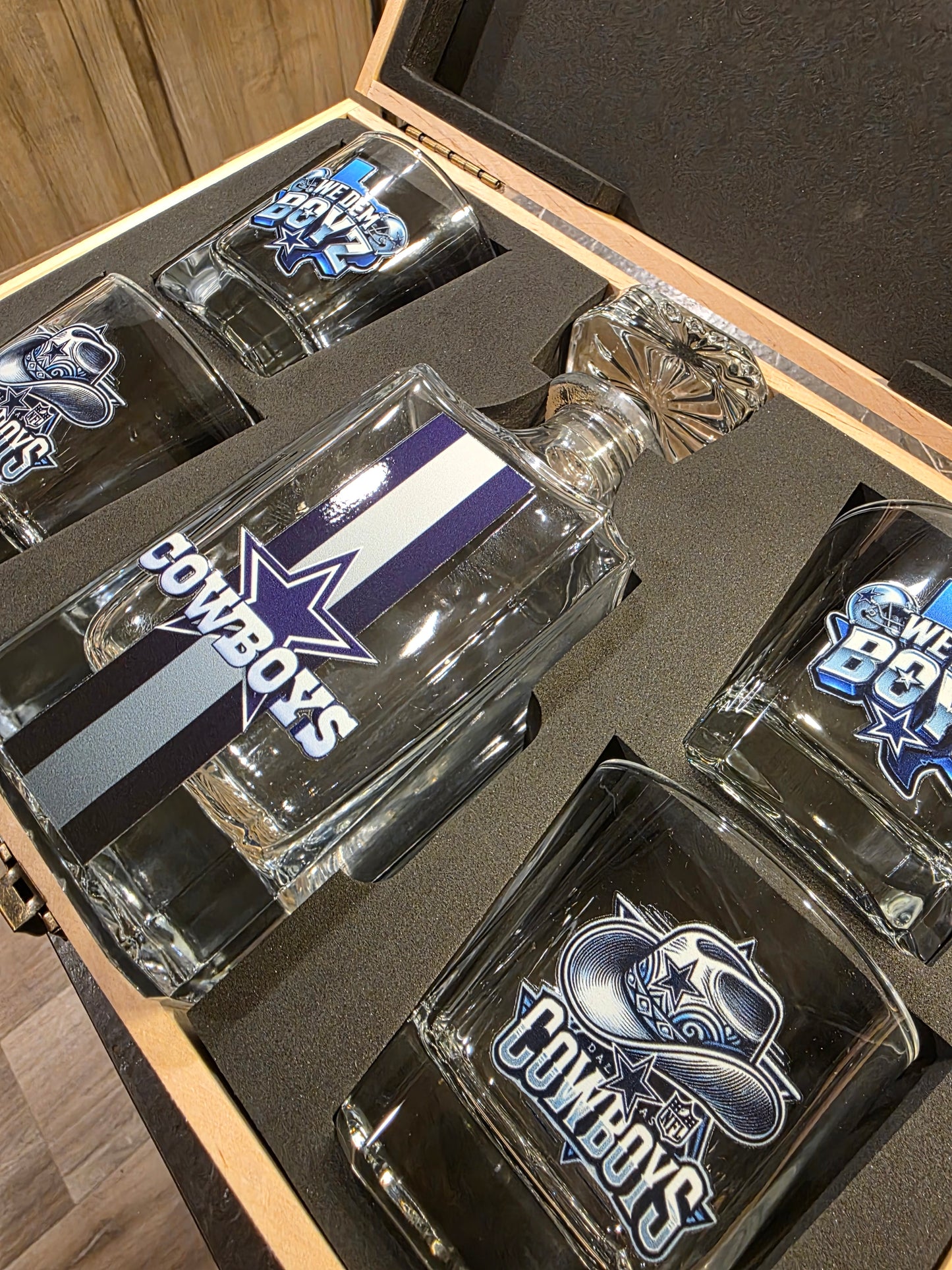 Whiskey Decanter Set 2Pc and 4Pc