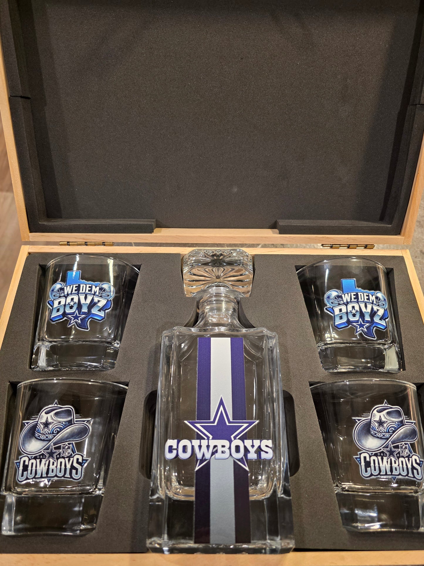 Whiskey Decanter Set 2Pc and 4Pc