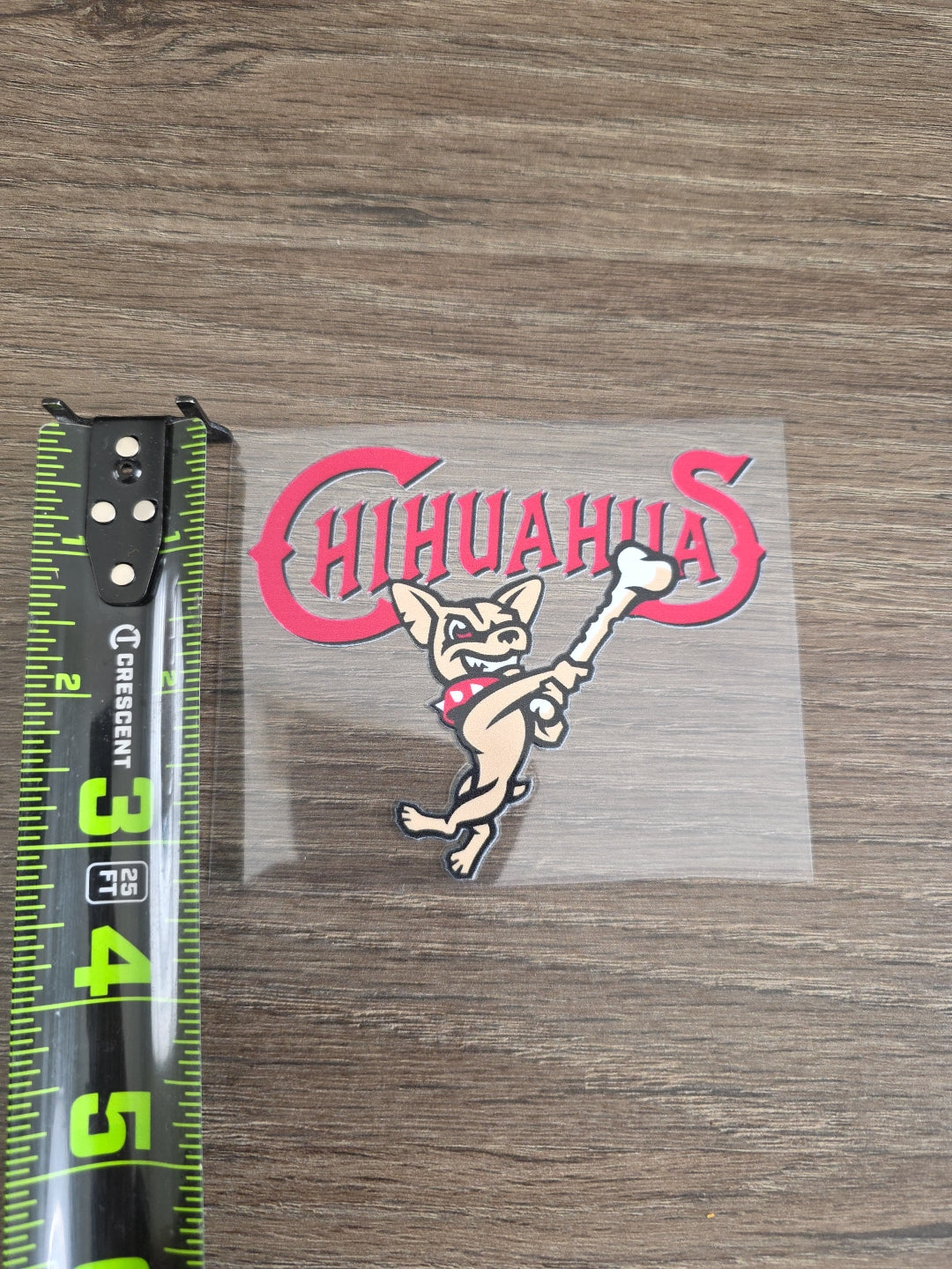 El Paso Chihuahuas Mascot Decal – Baseball Team Logo | UV DTF Transfer