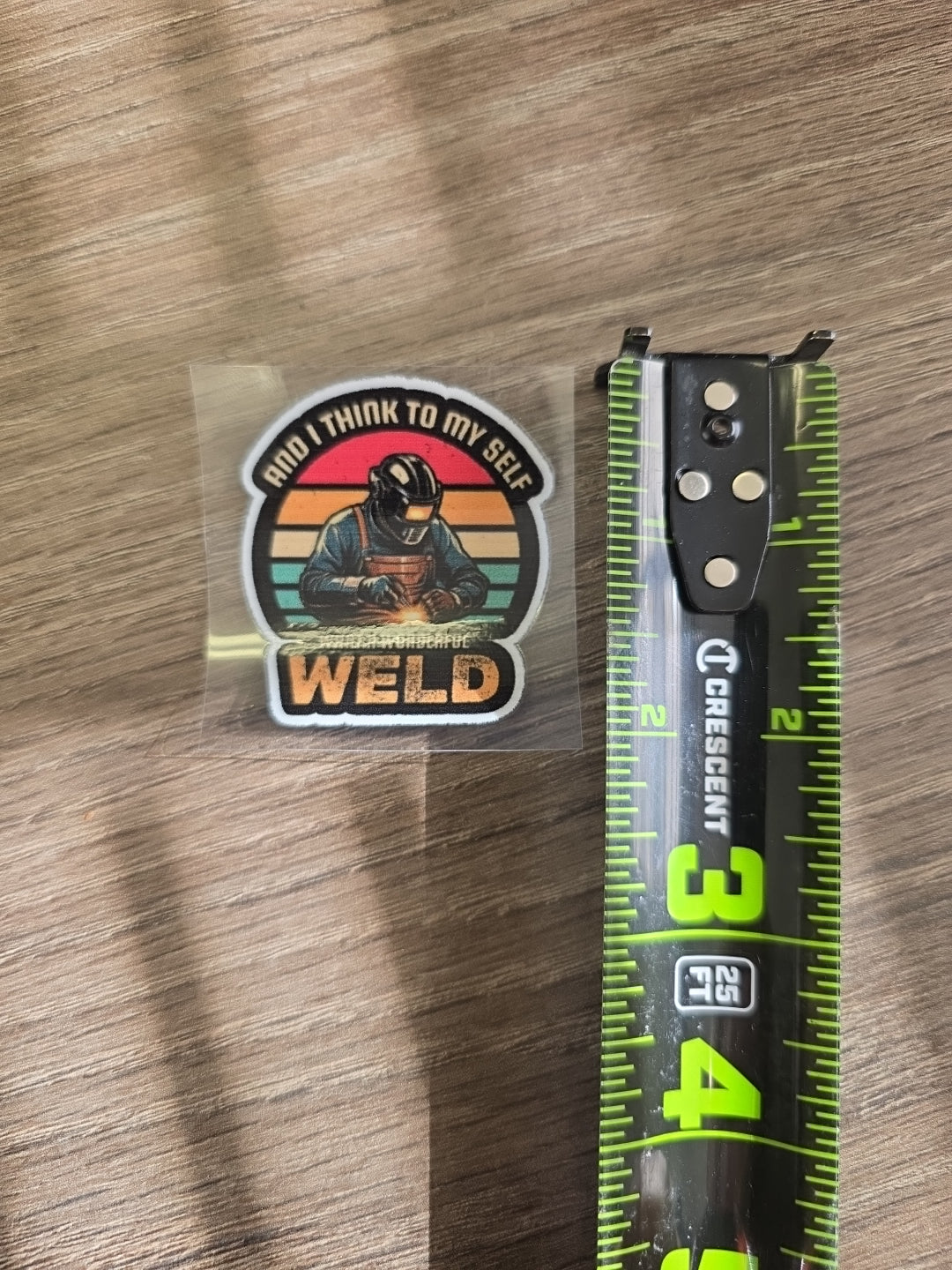 “What a Wonderful Weld” Decal – Retro Welder Sticker | UV DTF