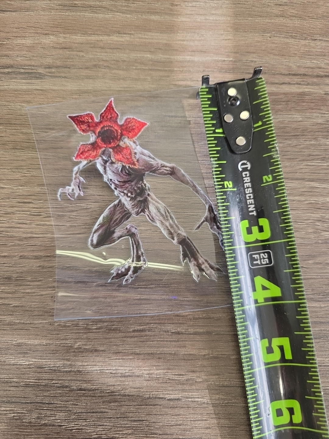 Stranger Things Demogorgon UV DTF Transfer – Monster Design for Hard Surfaces