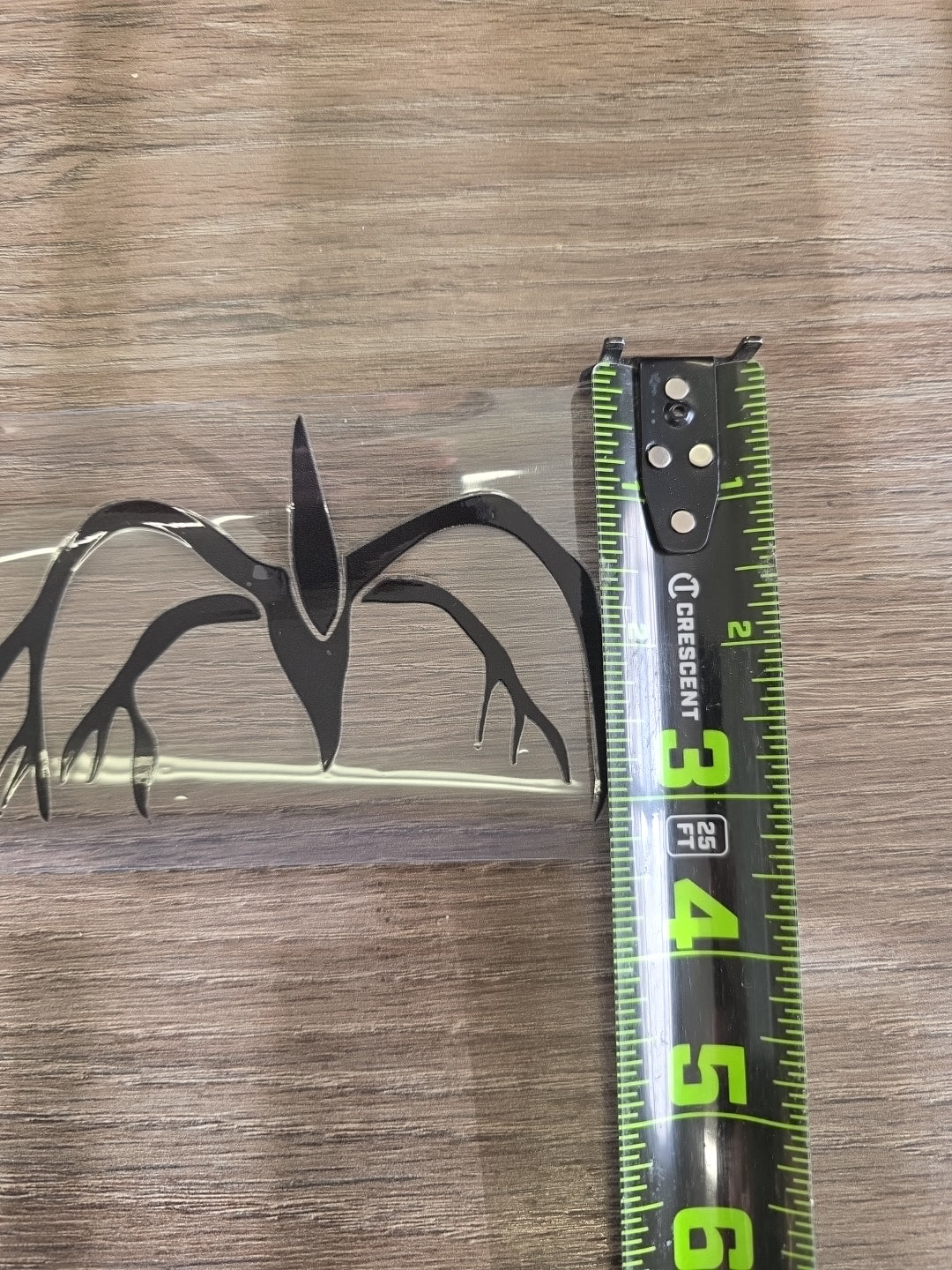 Stranger Things Mind Slayer Silhouette UV DTF Transfer – Mind Slayer Design for Hard Surfaces