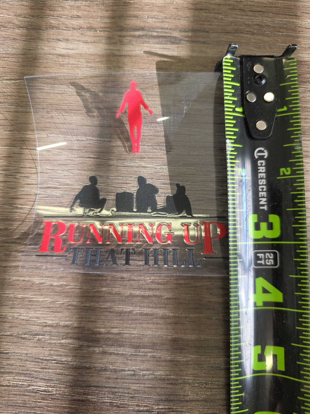 Stranger Things “Running Up That Hill” UV DTF Transfer – Upside Down Scene Design for Hard Surfaces