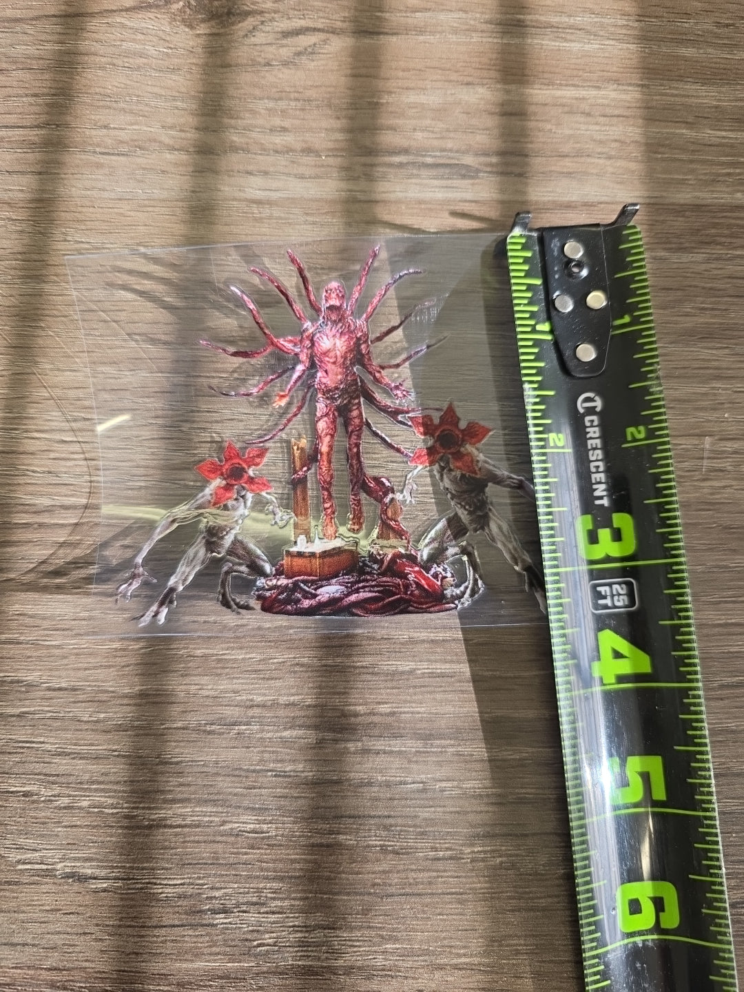 Stranger Things Vecna & Demogorgon UV DTF Transfer – Upside Down Final Battle Design for Hard Surfaces