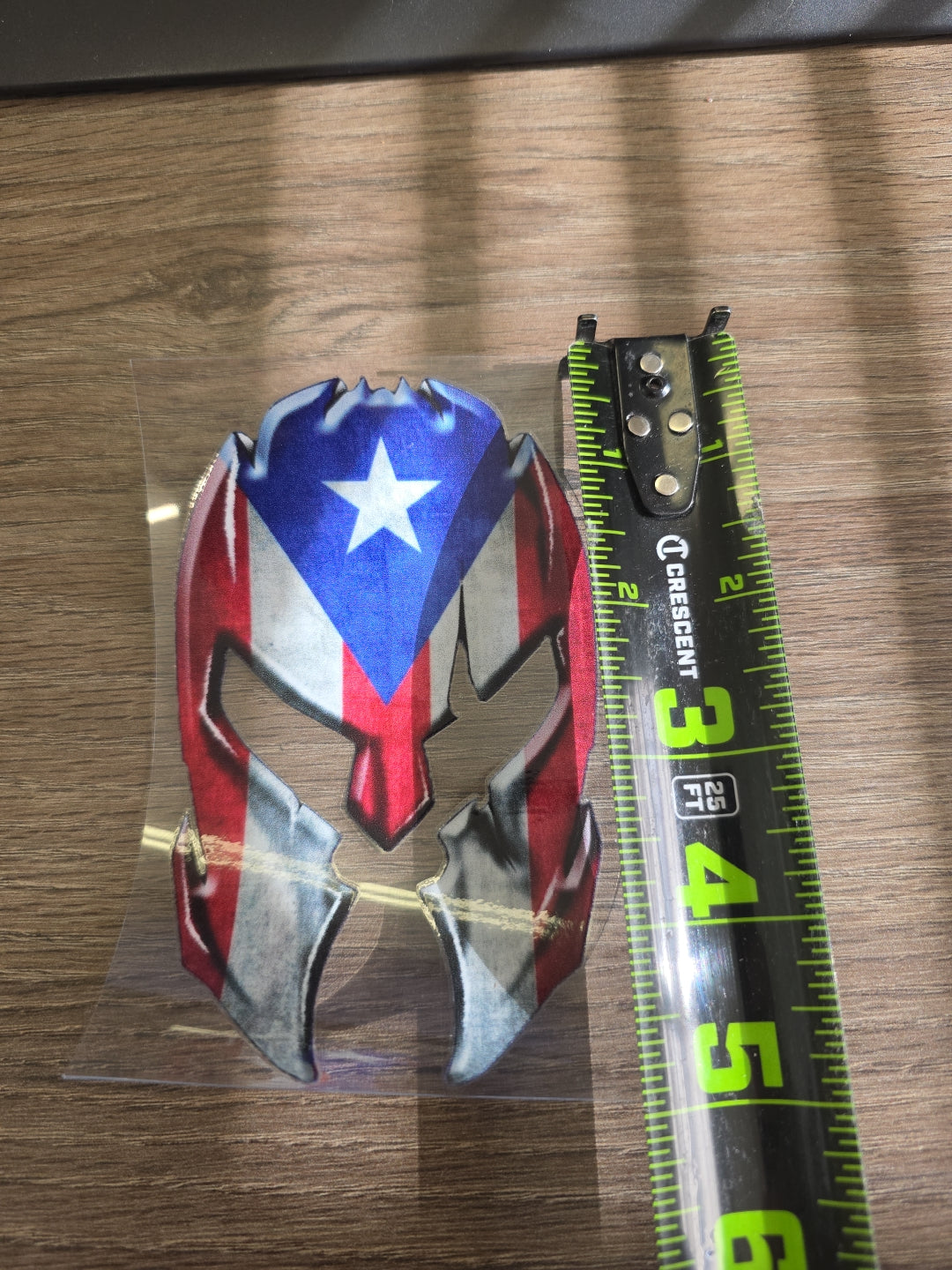 Puerto Rico Spartan Helmet