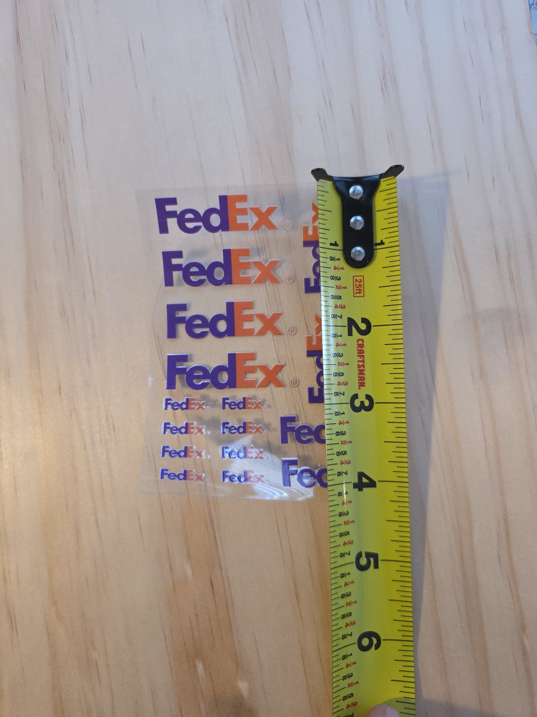 Fed Ex Livery for 1:64 Scale Diecast Cars