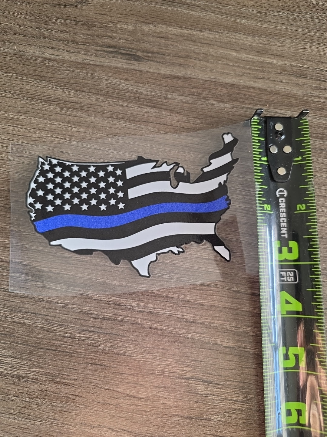 American Flag United States Silloutte UV DTF Decal Sticker