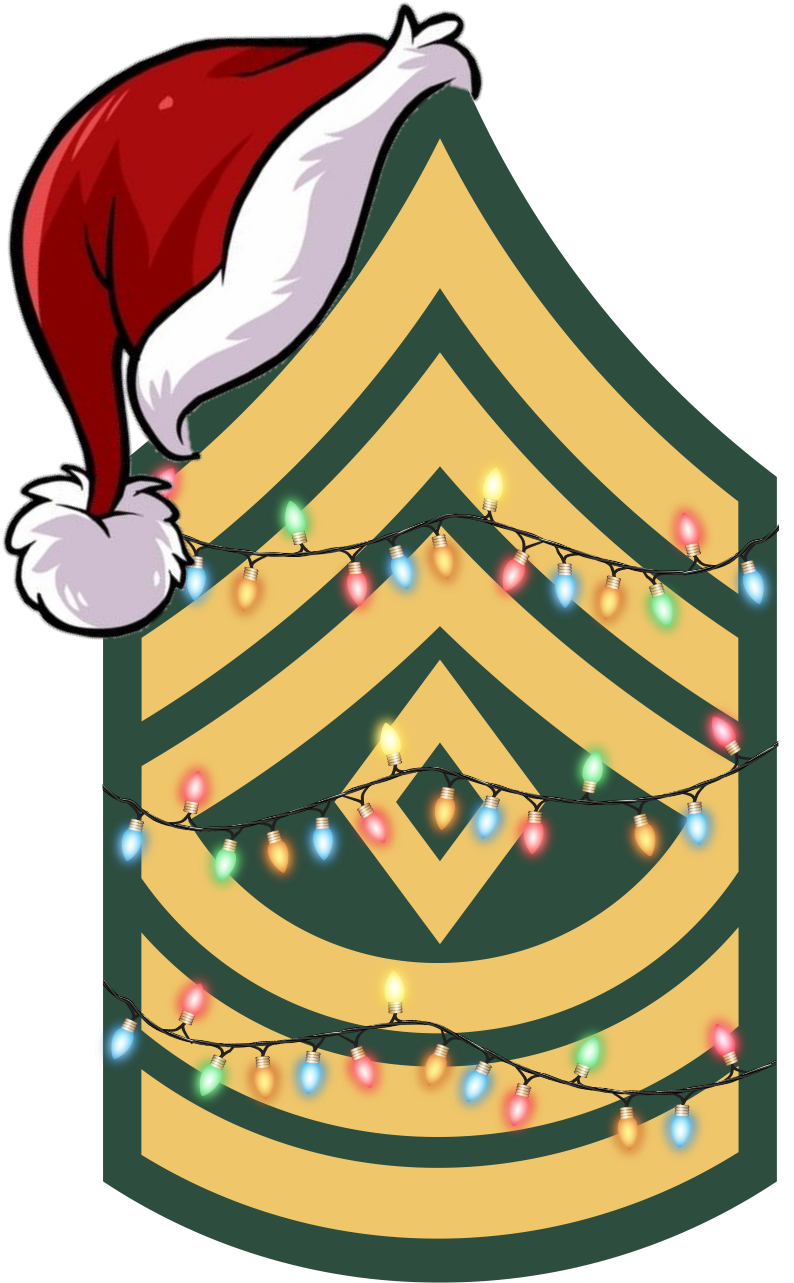 Military Rank Christmas Ornament