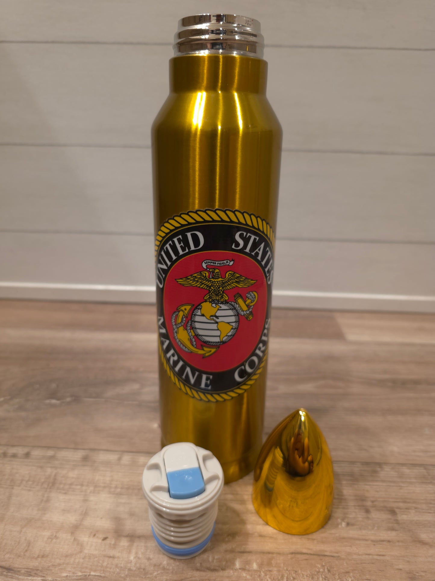 32oz "ON POINT" BULLET TUMBLER Brass