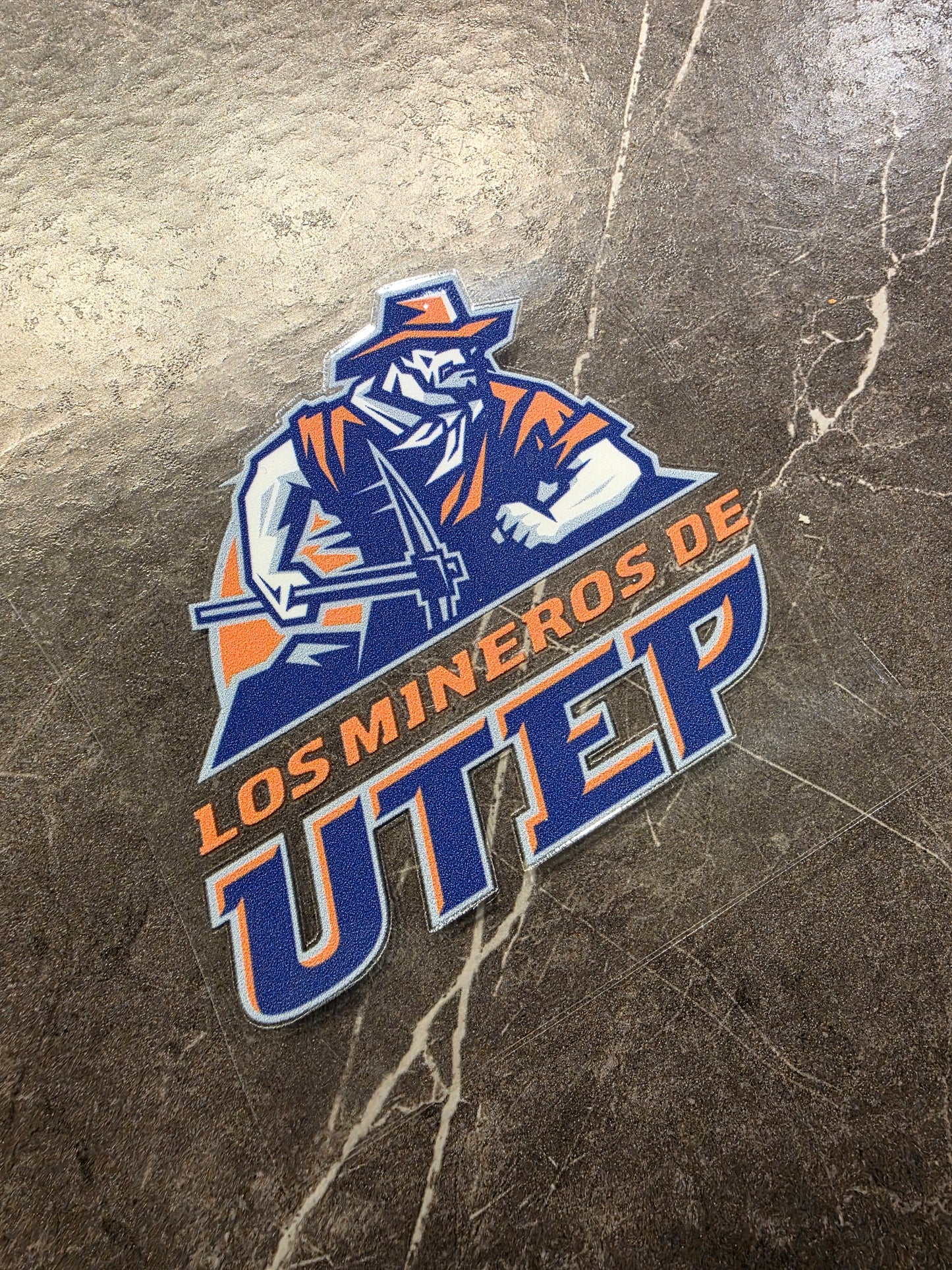 Los Mineros de UTEP Decal – Miner Graphic | UV DTF Transfer