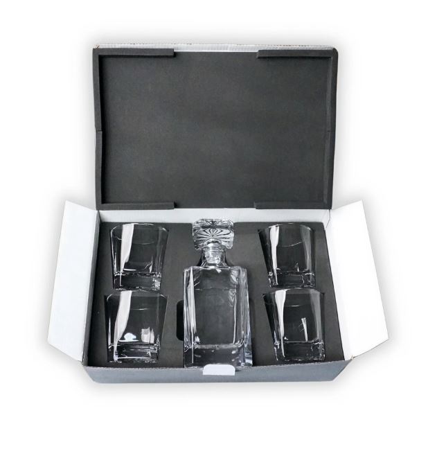 Whiskey Decanter Set 2Pc and 4Pc