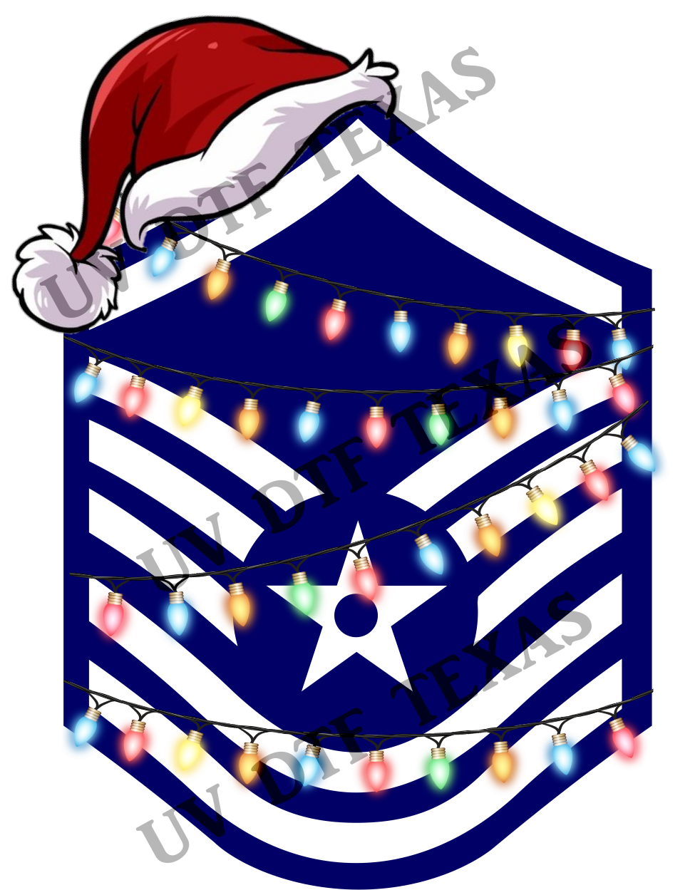 Military Rank Christmas Ornament