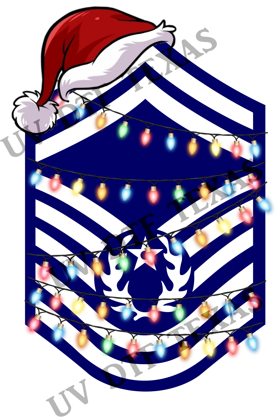 Military Rank Christmas Ornament