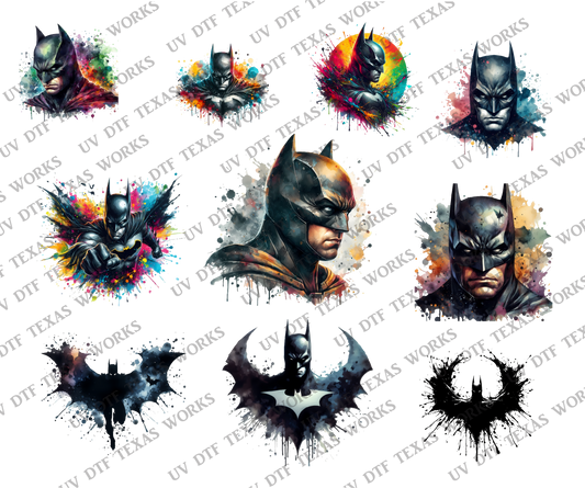 INDIVIDUAL Hero pack 3D decals 10in W x 12in H
