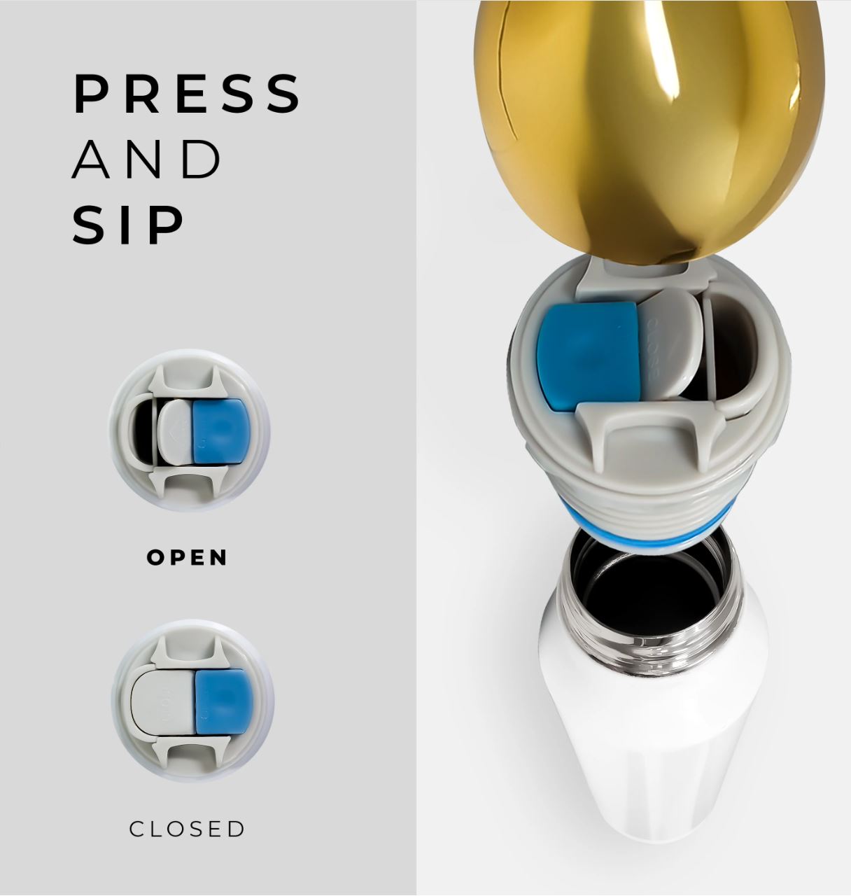 32oz "ON POINT" BULLET TUMBLER Brass
