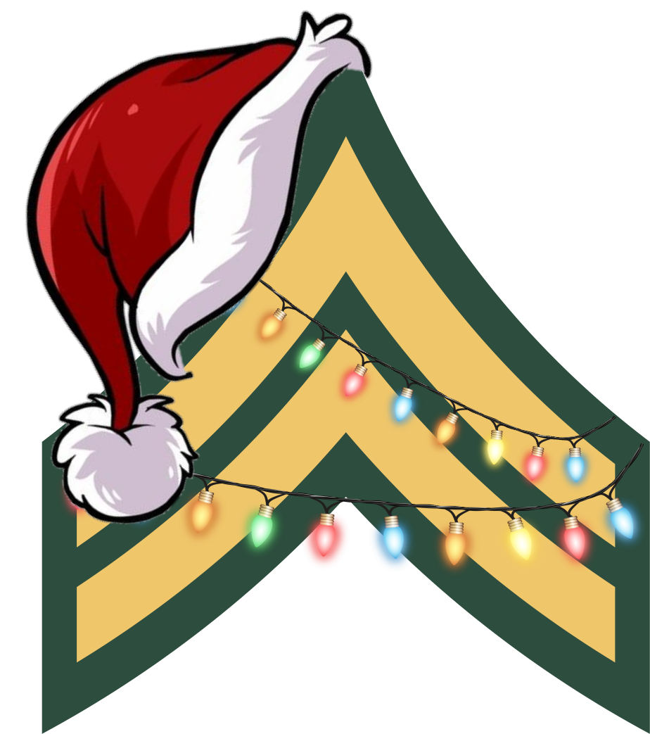 Military Rank Christmas Ornament