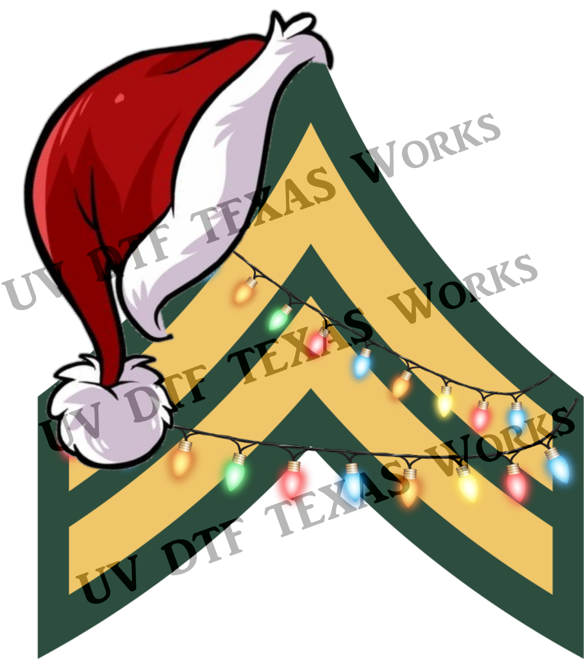 Military Rank Christmas Ornament