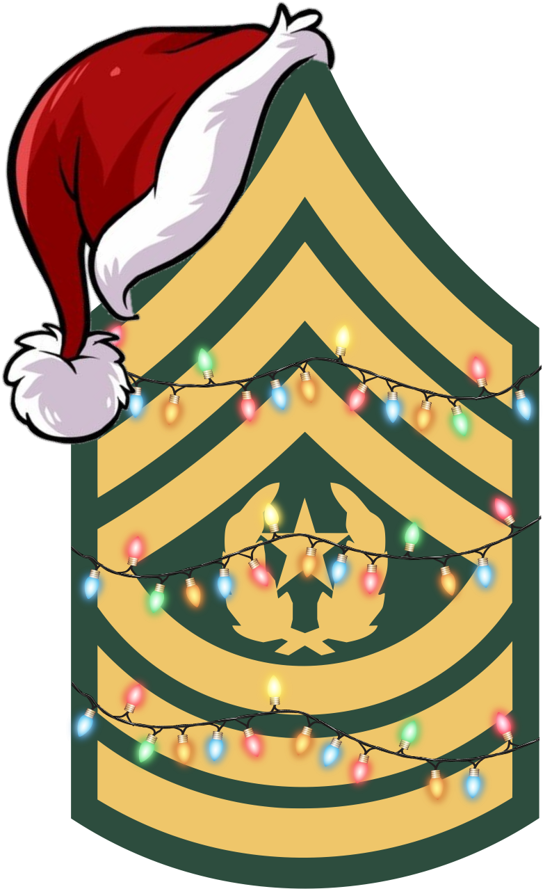 Military Rank Christmas Ornament