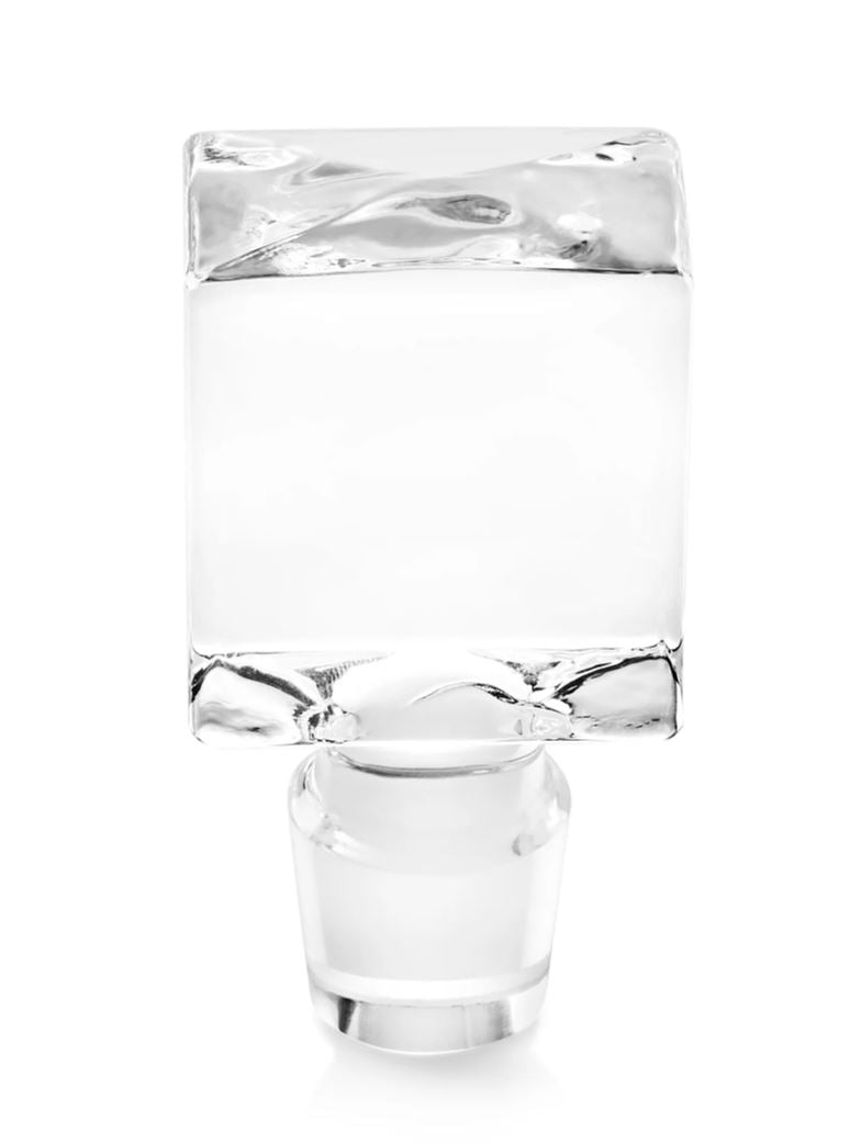 Whiskey Decanter 750mL Hammered/ Chiseled UV DTF printed