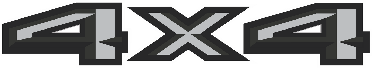 2pc 2015–2016 Ford F-150/F-250/F-350 4x4 Bed Decals – UV DTF Replacement Set