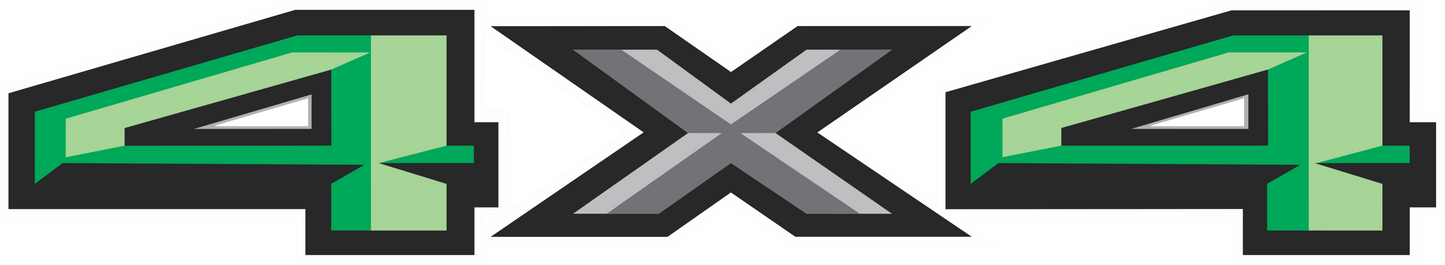 2pc 2015–2016 Ford F-150/F-250/F-350 4x4 Bed Decals – UV DTF Replacement Set