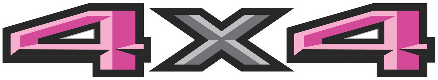 2pc 2015–2016 Ford F-150/F-250/F-350 4x4 Bed Decals – UV DTF Replacement Set