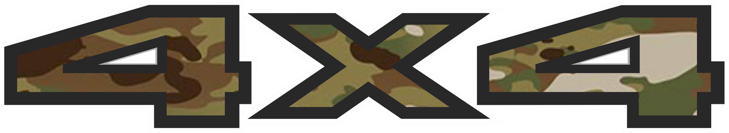 2pc 2015–2016 Ford F-150/F-250/F-350 4x4 Bed Decals – UV DTF Replacement Set