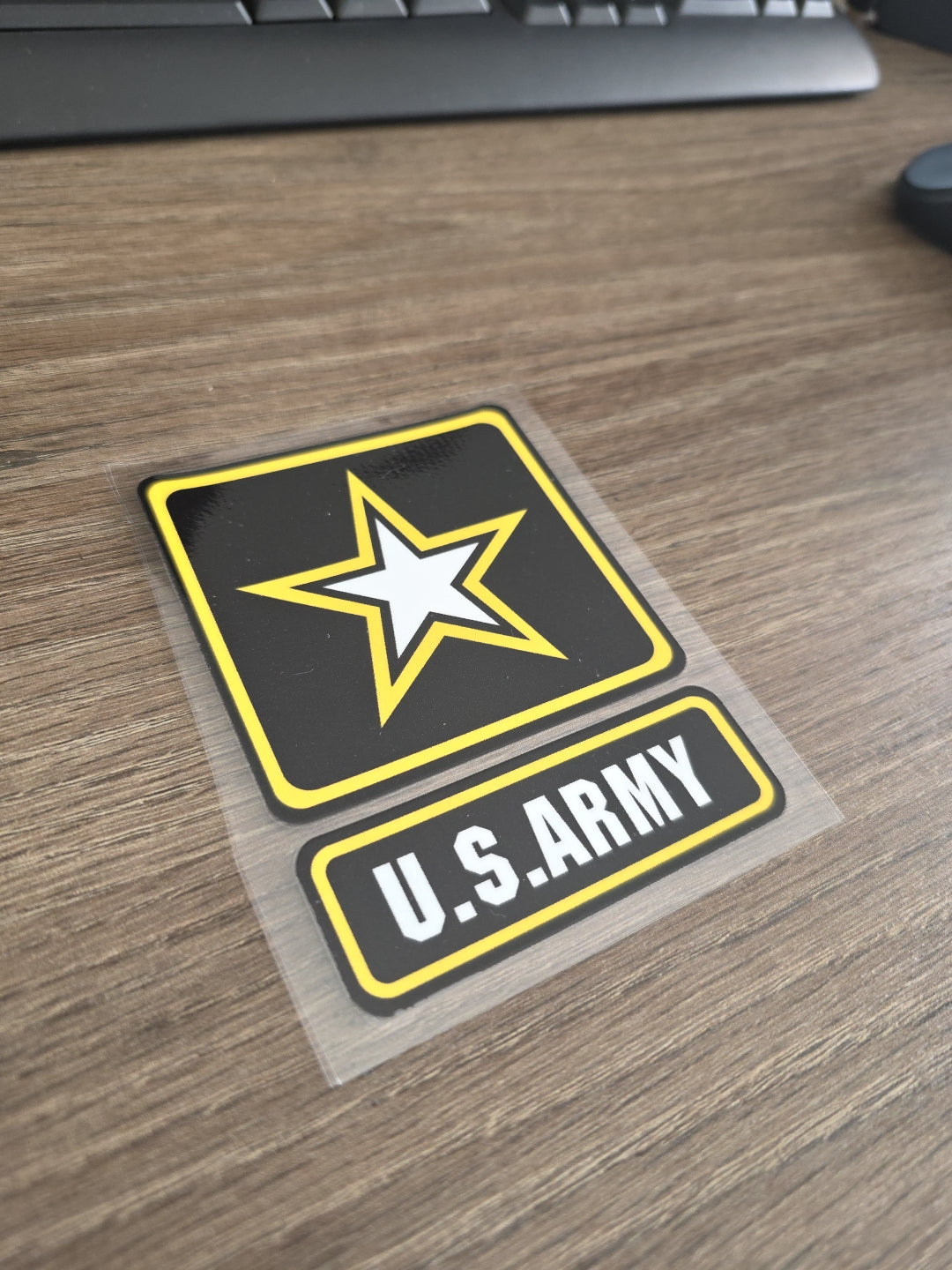 US Army Logo – 4x3 UV DTF Decal