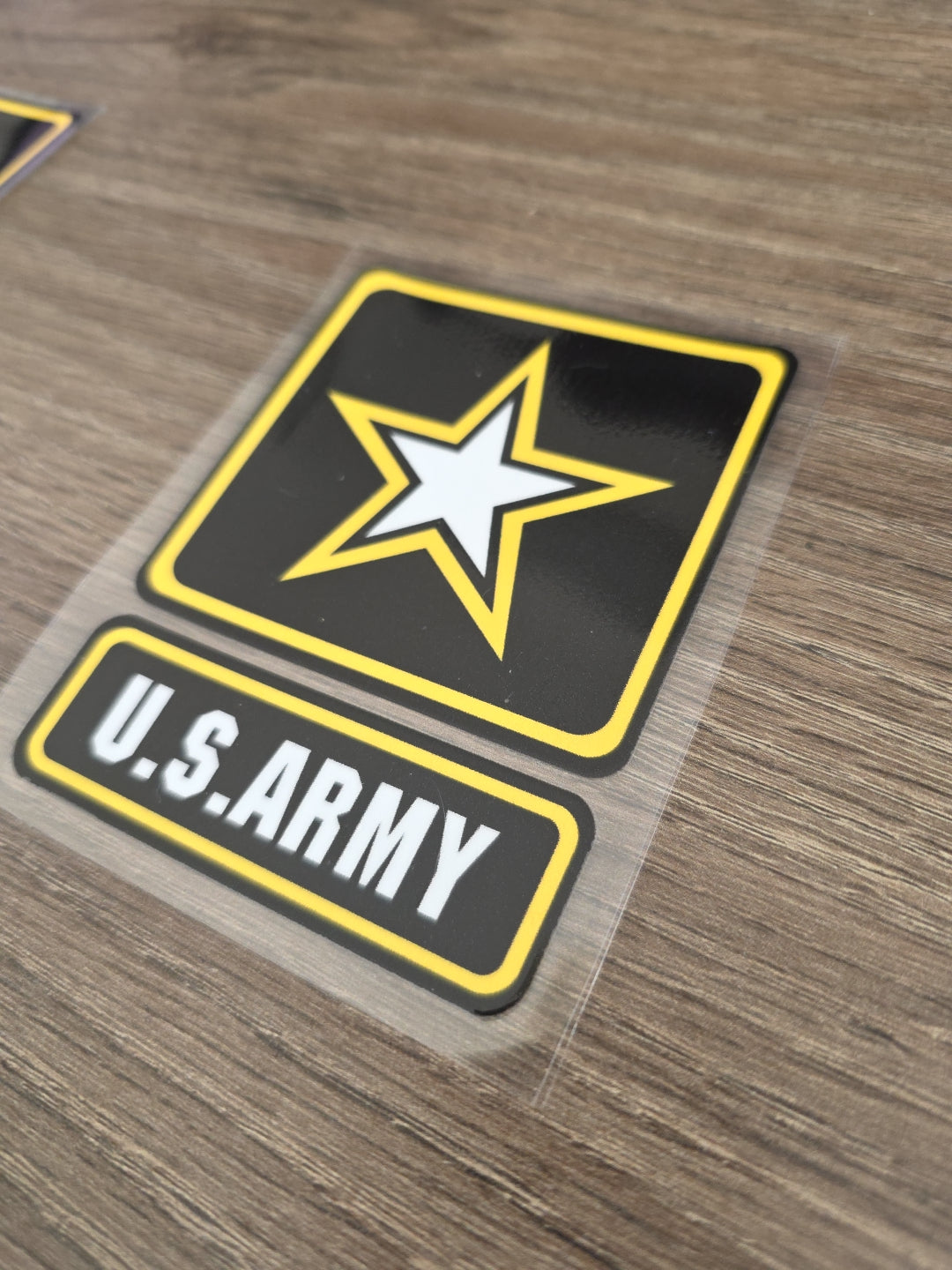 US Army Logo – 4x3 UV DTF Decal