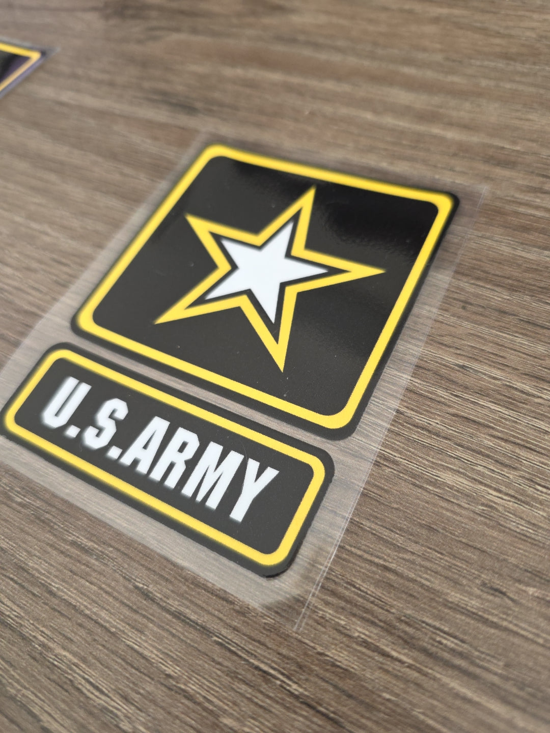 US Army Logo – 4x3 UV DTF Decal