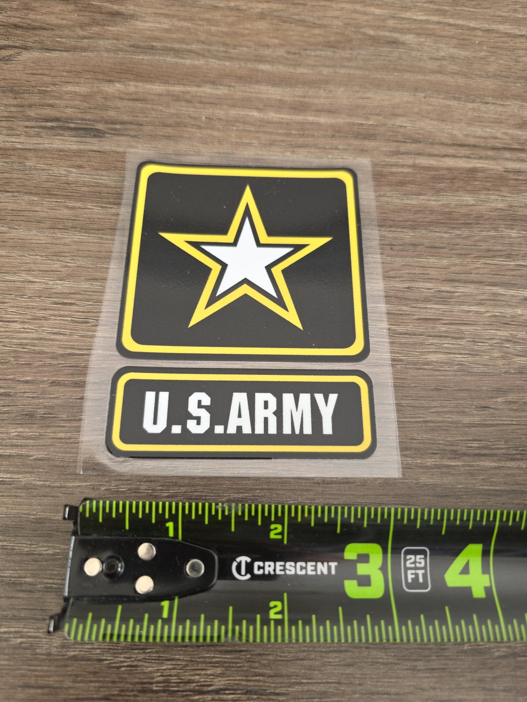 US Army Logo – 4x3 UV DTF Decal