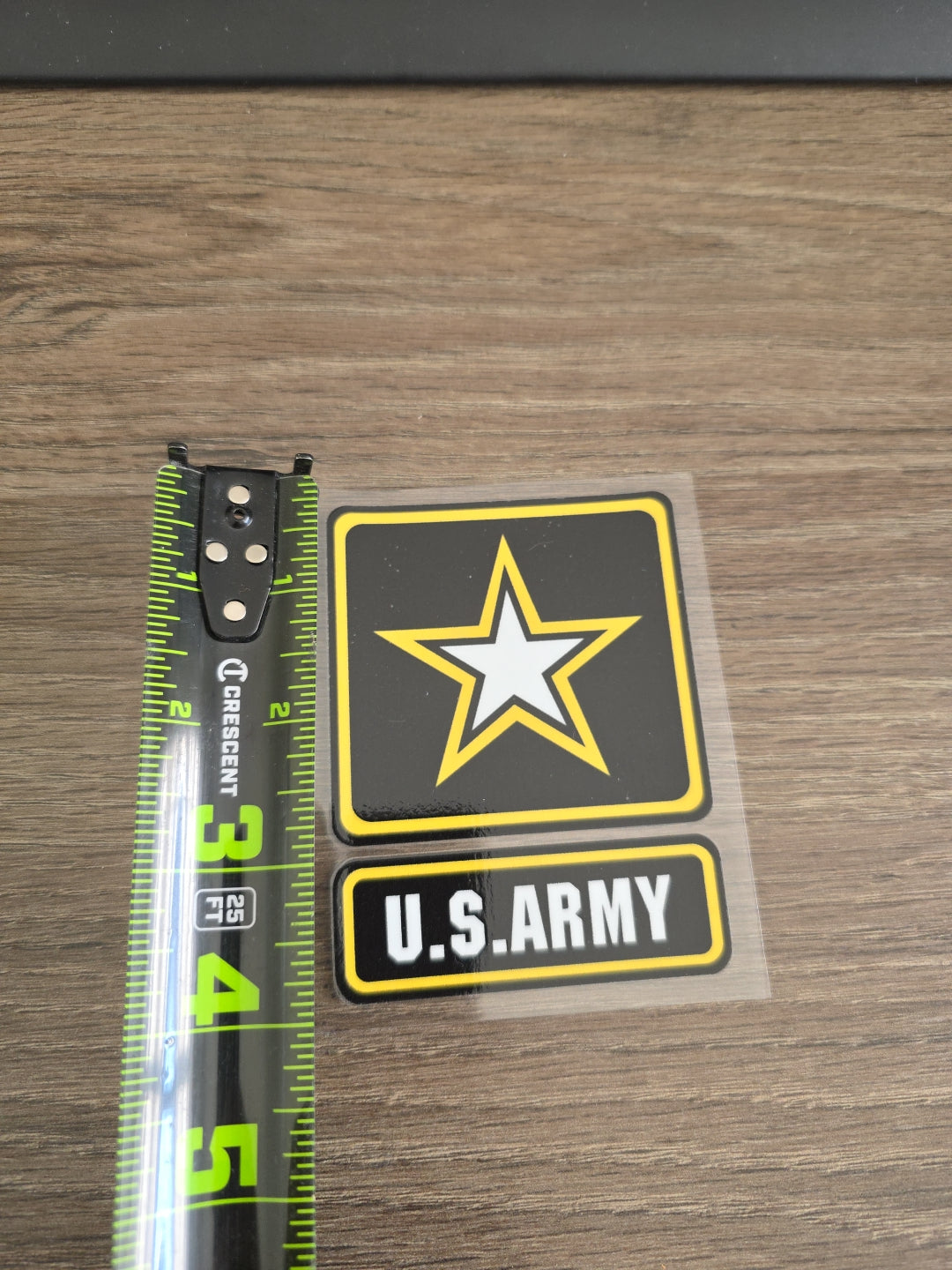 US Army Logo – 4x3 UV DTF Decal