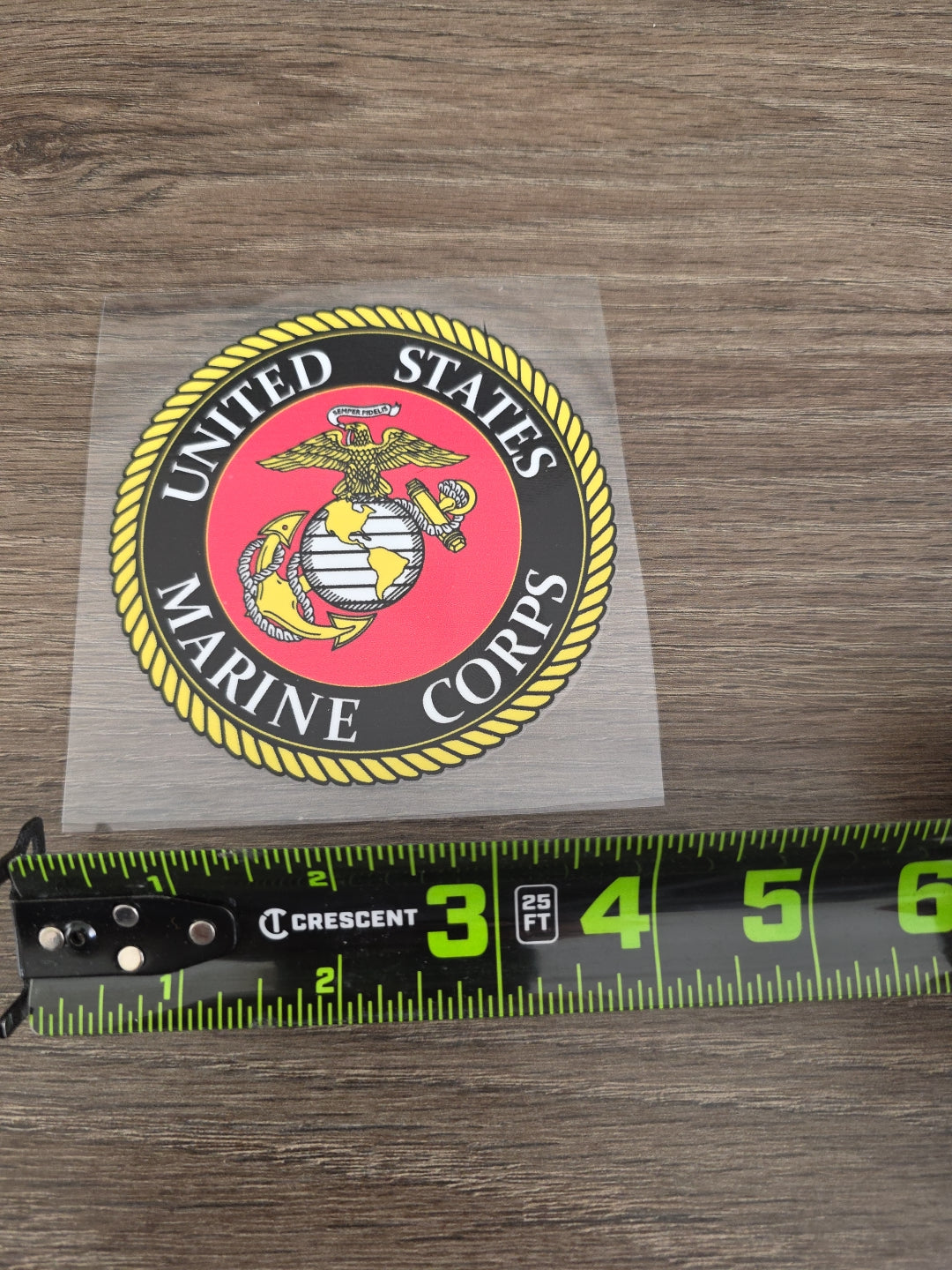 US Marine Corps Logo – 4x4 UV DTF Decal