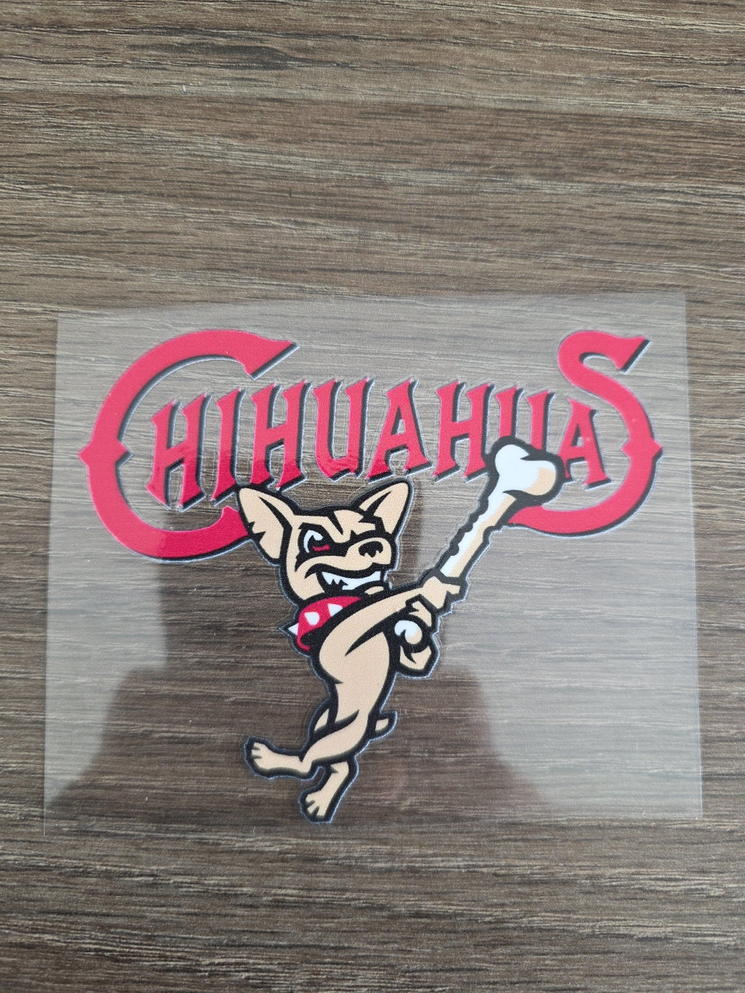 El Paso Chihuahuas Mascot Decal – Baseball Team Logo | UV DTF Transfer