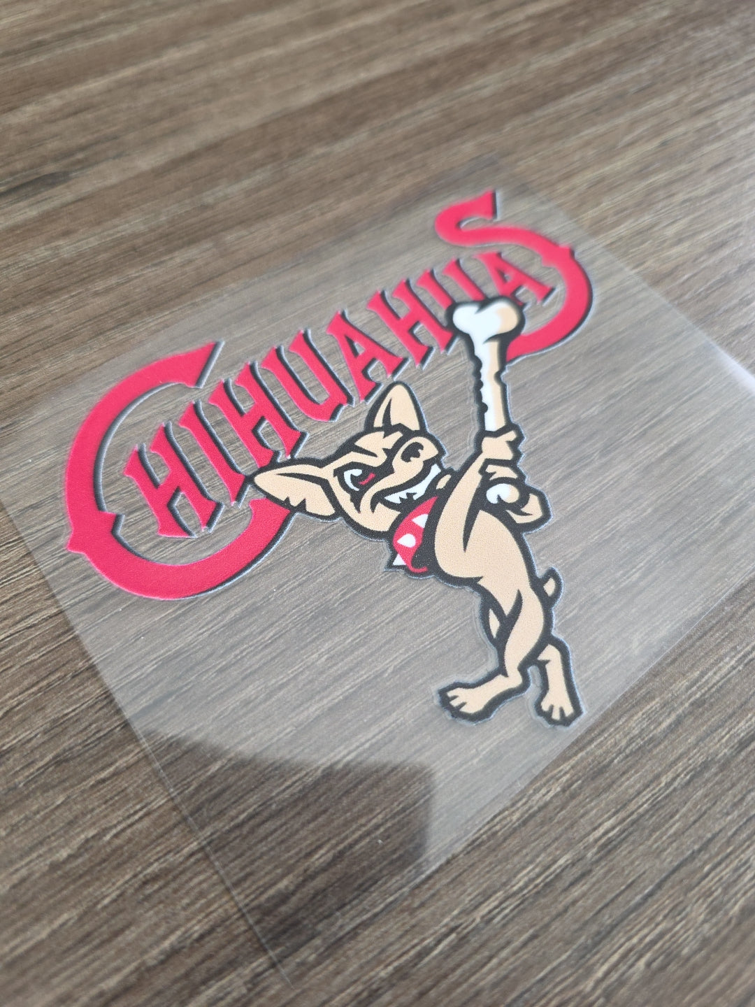 El Paso Chihuahuas Mascot Decal – Baseball Team Logo | UV DTF Transfer