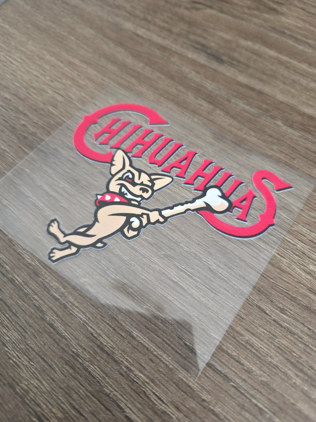 El Paso Chihuahuas Mascot Decal – Baseball Team Logo | UV DTF Transfer