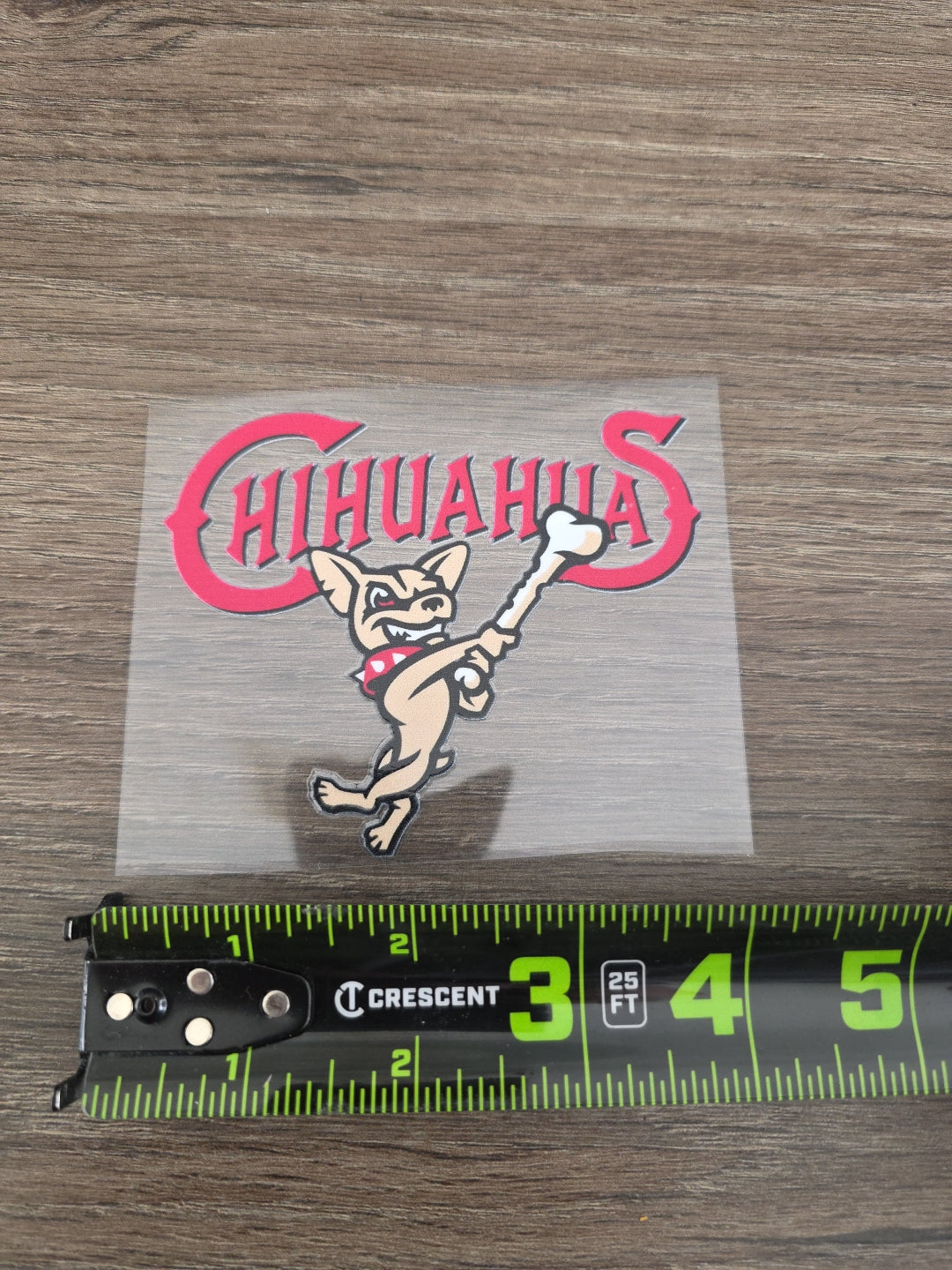 El Paso Chihuahuas Mascot Decal – Baseball Team Logo | UV DTF Transfer