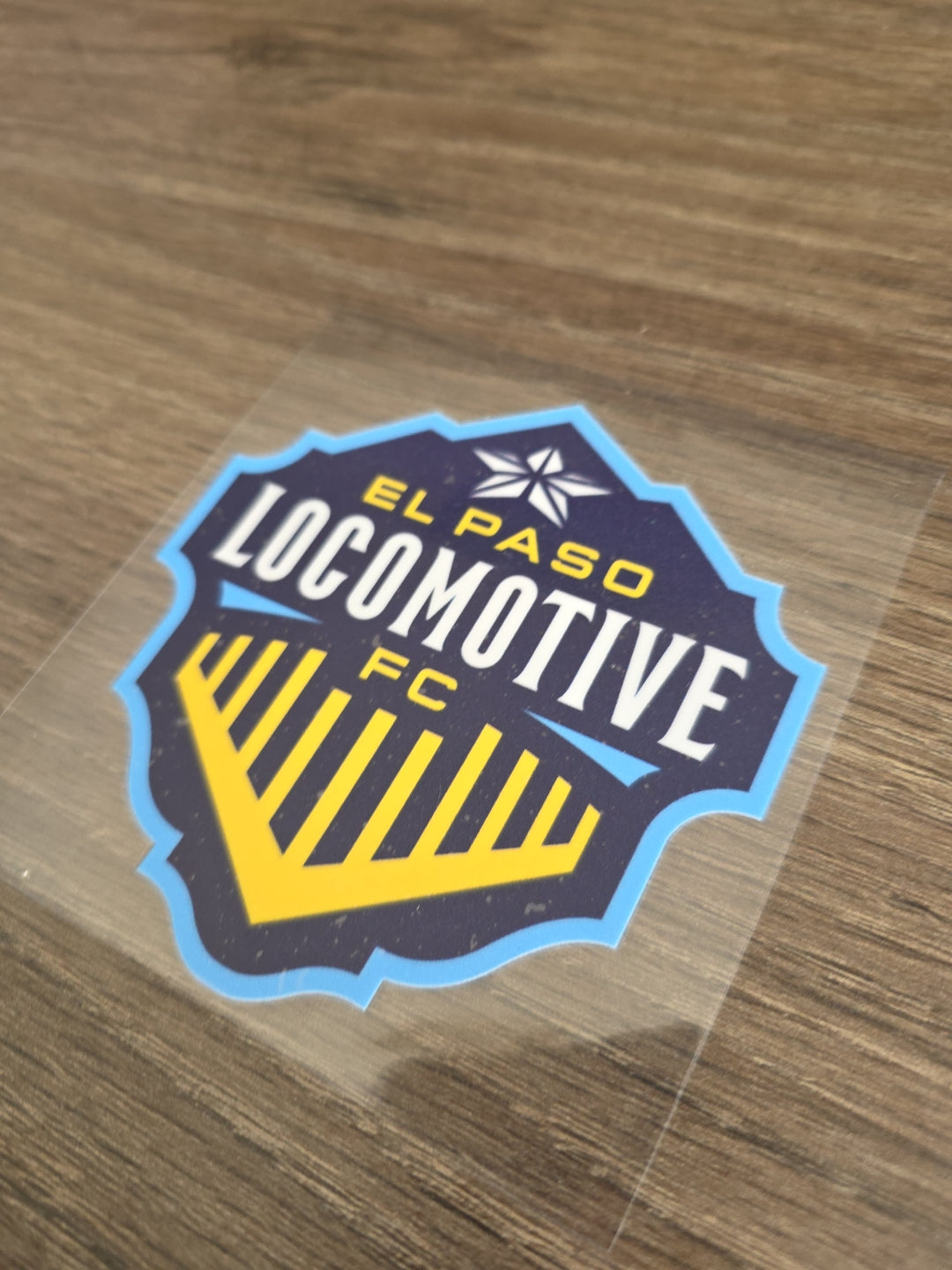 El Paso Locomotive FC Decal – Team Crest Logo | UV DTF Transfer