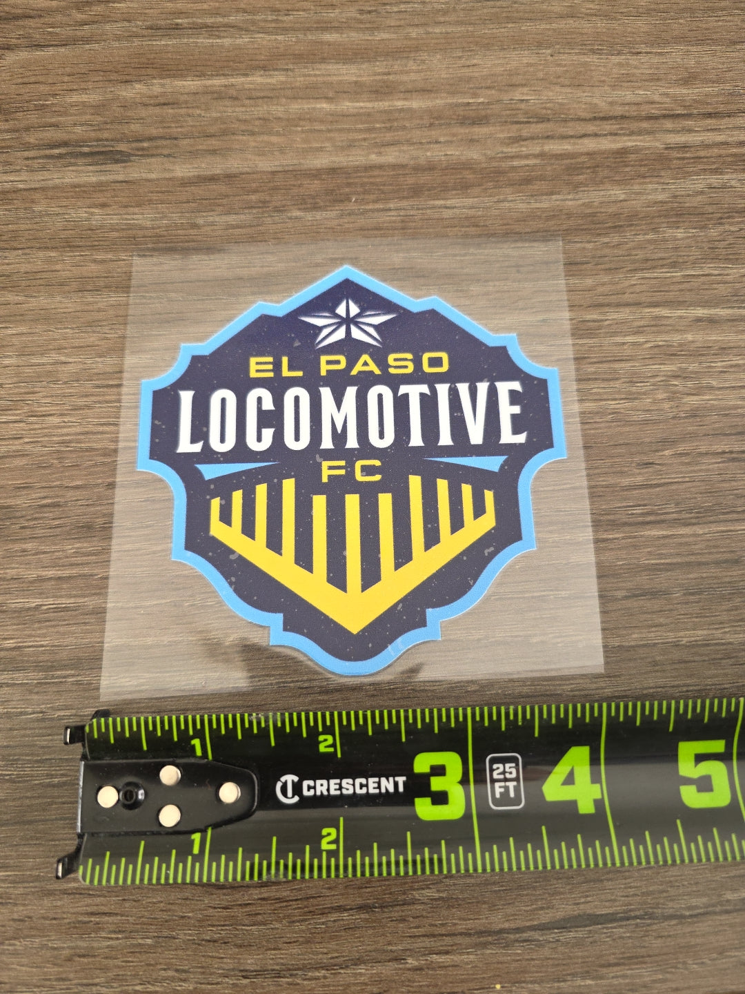 El Paso Locomotive FC Decal – Team Crest Logo | UV DTF Transfer
