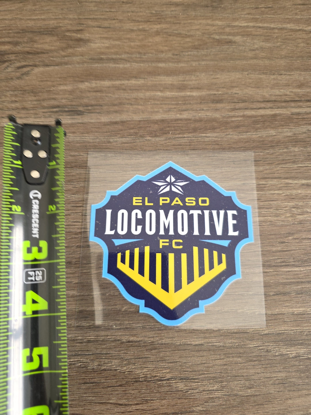 El Paso Locomotive FC Decal – Team Crest Logo | UV DTF Transfer