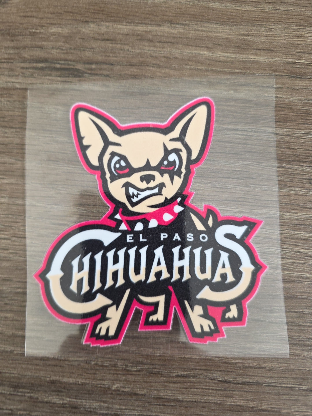 El Paso Chihuahuas Decal – Mascot Head & Team Logo | UV DTF Transfer
