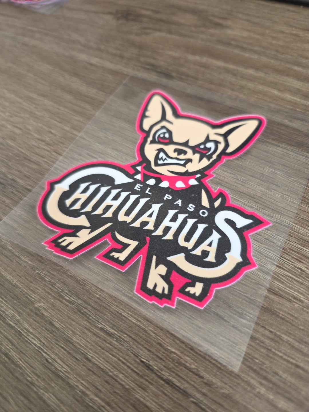 El Paso Chihuahuas Decal – Mascot Head & Team Logo | UV DTF Transfer