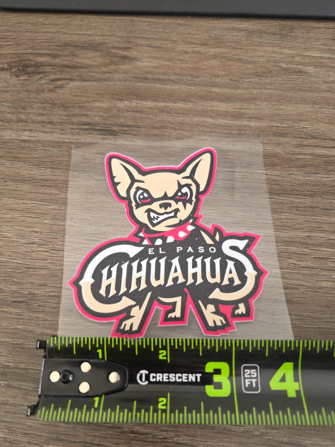 El Paso Chihuahuas Decal – Mascot Head & Team Logo | UV DTF Transfer