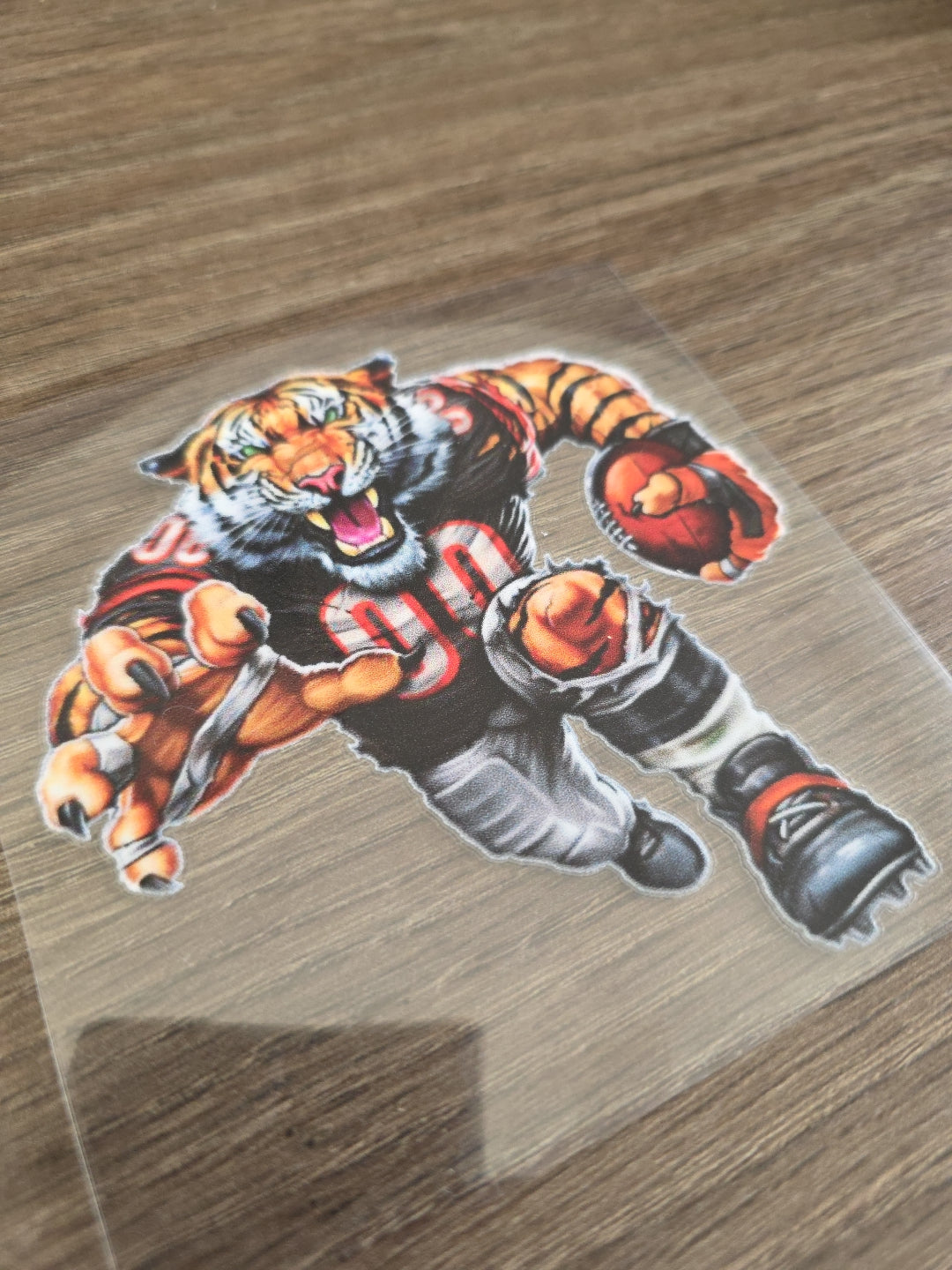 Running Football Player – 4x4 UV DTF Sports Decal
