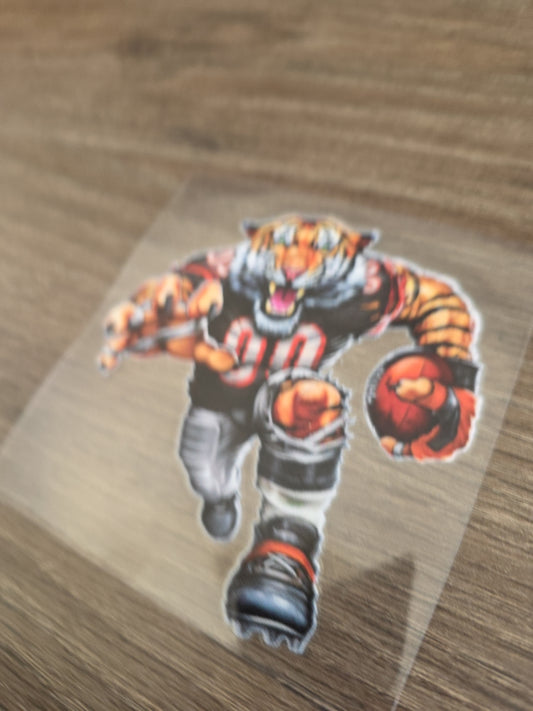 Running Football Player – 4x4 UV DTF Sports Decal