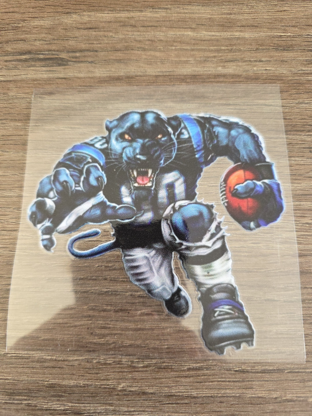 Running Football Player – 4x4 UV DTF Sports Decal