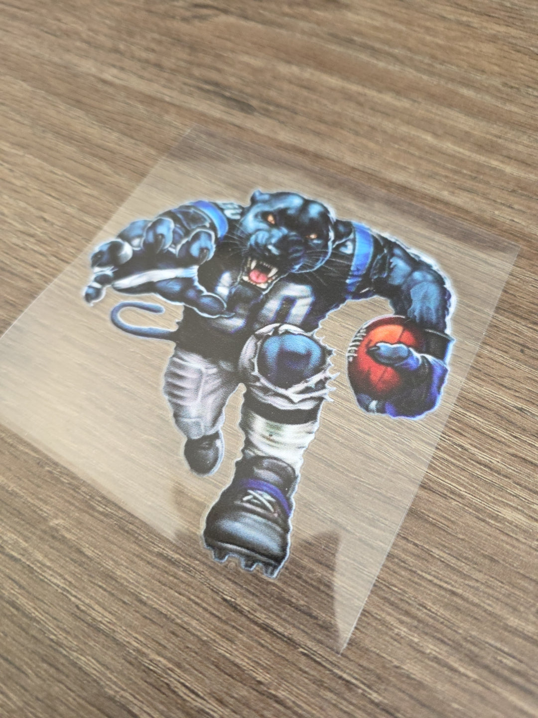 Running Football Player – 4x4 UV DTF Sports Decal