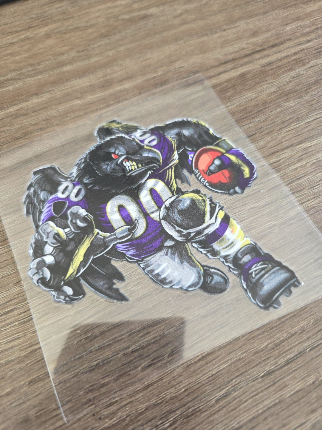 Running Football Player – 4x4 UV DTF Sports Decal
