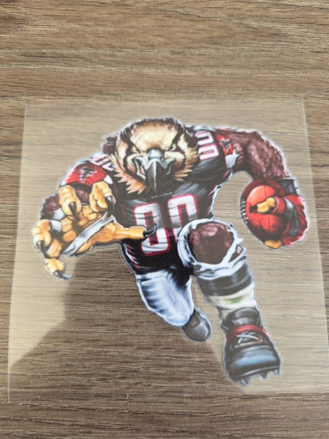 Running Football Player – 4x4 UV DTF Sports Decal
